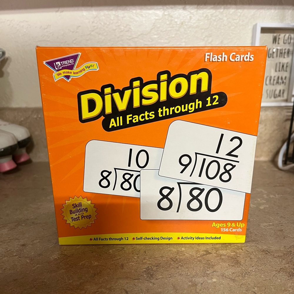TREND Division Flash Cards